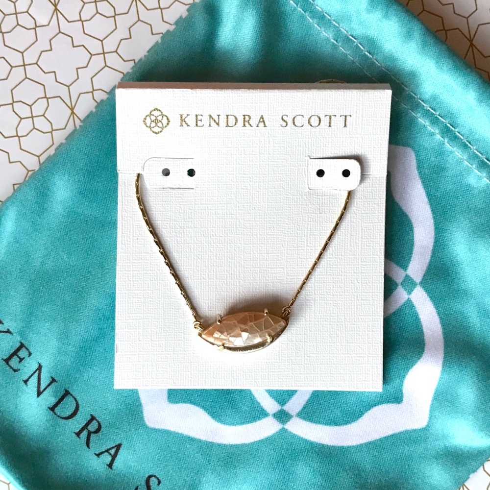 Kendra Scott Brown MOP Necklace